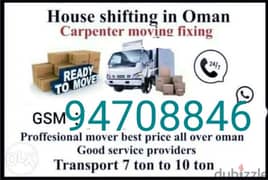 House shifting and transport movers furniture fixing