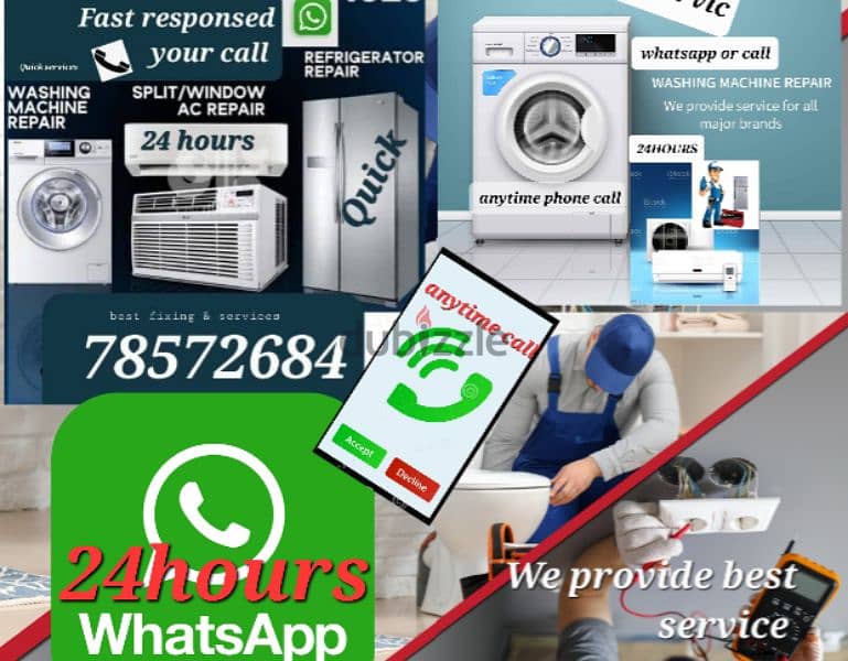 Ac Fridge washing machine services fixing. 0