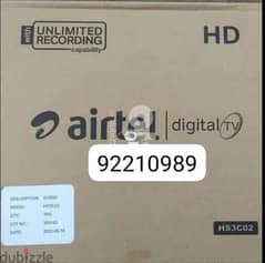 Airtel HD Setop box 6 month subscription all langu 0