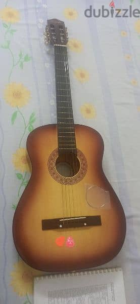Guitar with cover - Hardly used in good condition 1