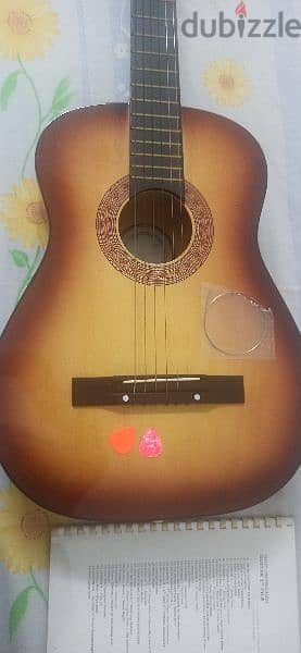 Guitar with cover - Hardly used in good condition 2