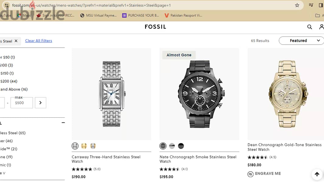 Fossil Watch - Mens 9