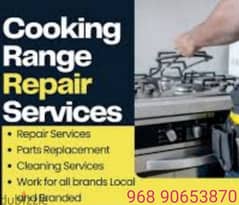 cooking range repair and service