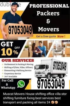 house shifting and moving and packing services