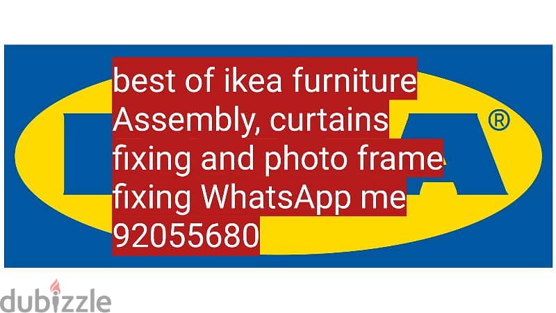 carpenter/furniture fix,repair/curtains,tv,wallpaper ikea fixing work. 4