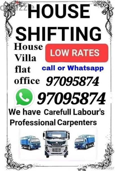 wide  House office villa shifting Packers transport furniture fixing 0