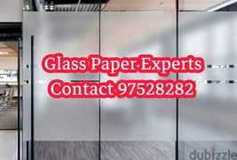 We have Frousted Glass Papers sticker Service 0