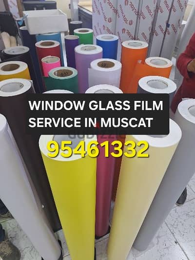 Frosted Windows glass film available