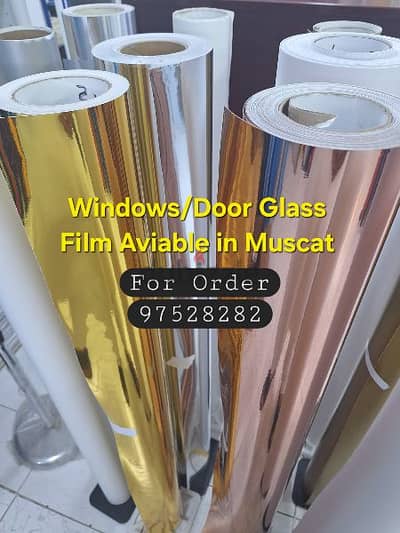 Windows Glass sticker Frosted tint film available in stock