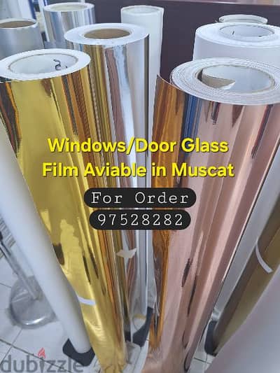 Frosted Glass Film available for Doors and Windows