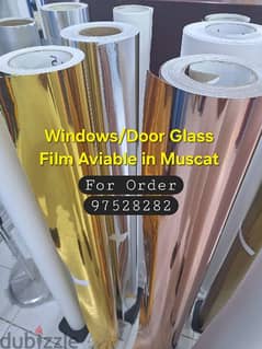 We have Glass Film/Stickers and Logo making service
