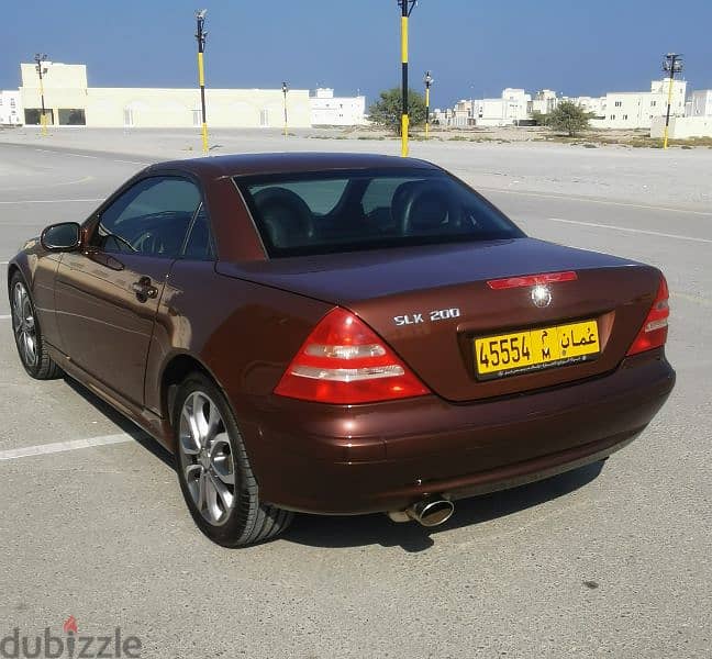 مرسيدس Slk 200 للبيع  خليجي موديل 2003  نظيفة جدا وبحالة ممتازة 2