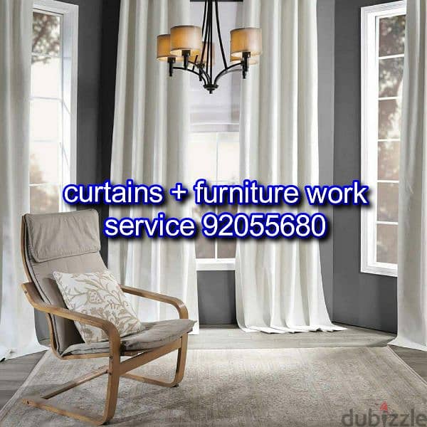 carpenter/furniture fix,repair/curtains,tv,wallpaper,ikea working etc 9