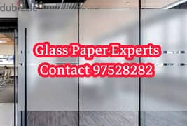 We have Frosted Glass Paper film and Wallpaper's