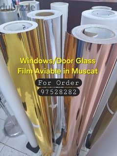 Glass Film Frosted/Tint/Shiny available with no glue