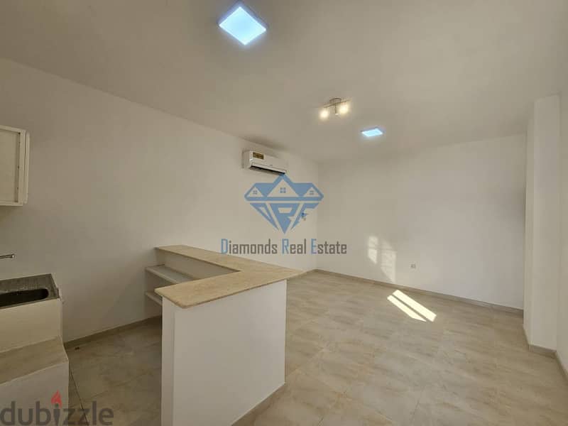#REF1061  Beautiful Studio Flat available for Rent in Qurum 1