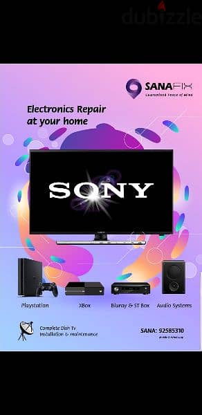 Sony samsung LG TCL nikai all model Led Lcd smart TV repairing 1