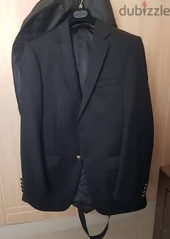 PIERRE CARDIN Black Slim Fit Suit Jacket