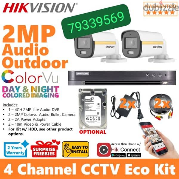 We do all type of CCTV Cameras 
HD Turbo Hikvision Camerasm 0