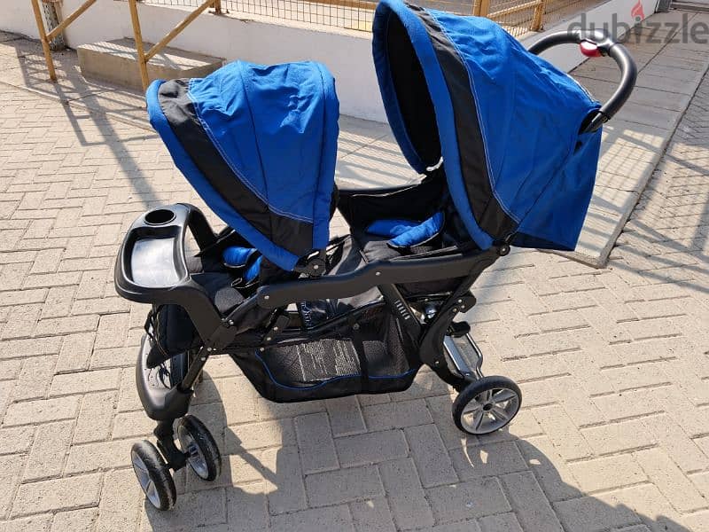 twin baby stroller junior brand 2