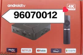 New 4k Android TV box with 1 year subscription 0