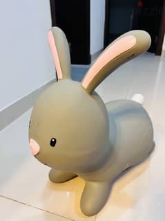 Toy jumping rabbit