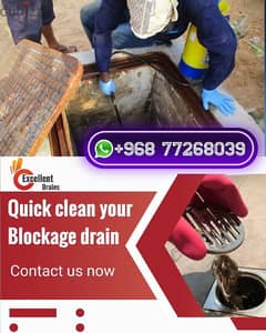 Drain cleaning service & Blockage clearing