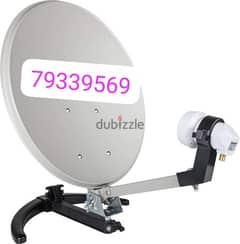 All satellite dish receiver sale and fixing Air tel Arabic Al 0