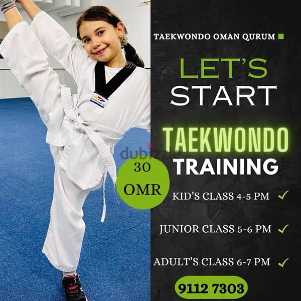 Taekwondo class for kids juniors and seniors 2