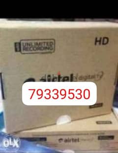 Airtel HD receiver new Set Top Box Latest model 
With 6m 0