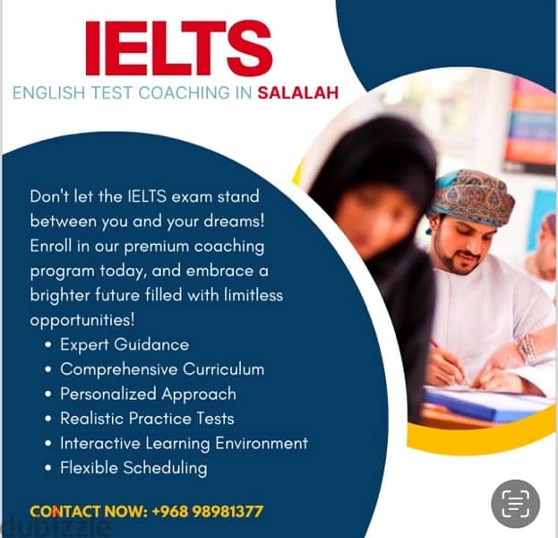 IELTS ENGLISH TEST COACHING IN SALALAH 98981377 0