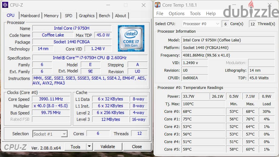 Gaming laptop - Asus ROG Strix i7 16GB Ram 1TB SSD RTX 2060 6GB 7