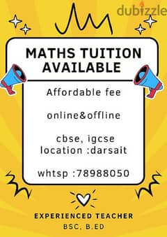 maths tuition 0