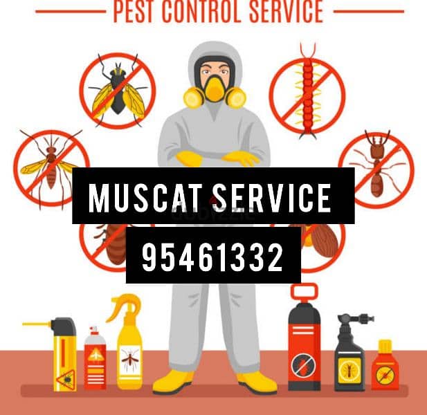 General Pest Control service all over Muscat /Bedbug's insect Mosquito 0