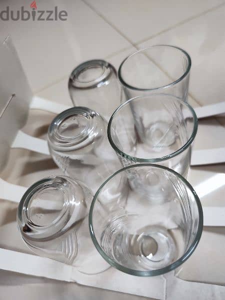 Glass Tumblers with box - 6 Nos 2