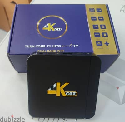 Android box 4K dual band subscription 1 year