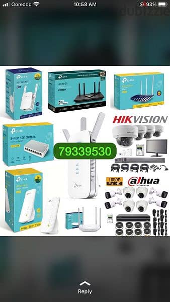 All type of CCTV Camera  Hikvision HD turbo 1080p  Ip camera H