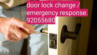 door lock open/door repair/Carpenter/electric lock fix, wall drilling