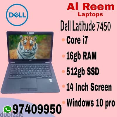 DELL CORE I7 8GB RAM 512GB SSD 14 INCH SCREEN