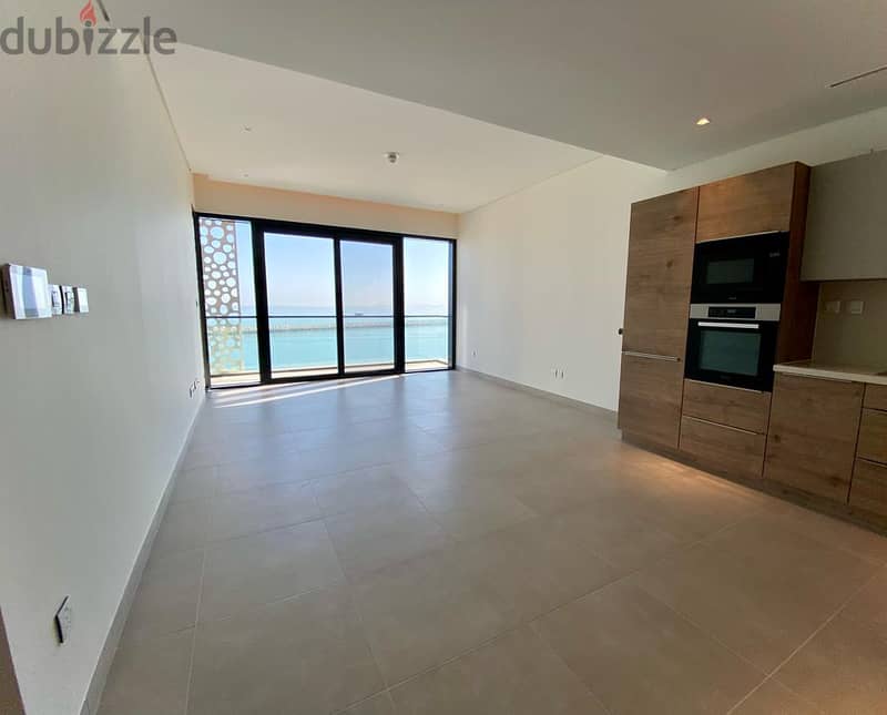 شقة غرفة وصالة للبيع في الموج | Top View 1 Bedroom Apartment, Al Mouj 2