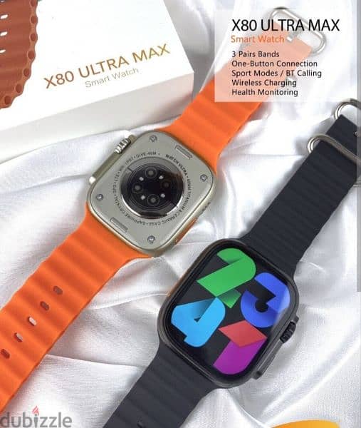Smart watch x80 ultra 3 Bands X-inova (Box-Pack) 2