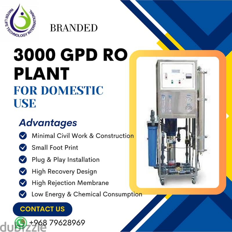 3000 GPD RO Plant 0
