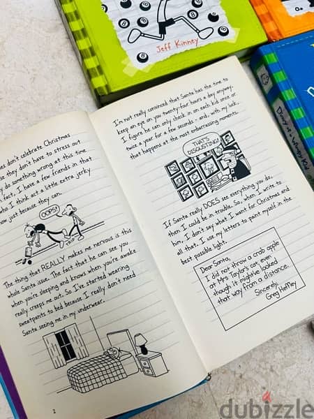 9 hard bound “Diary of the Wimpy Kid” collection /children books 3