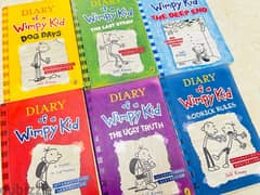 6 diary of the wimpy kid books collection / children books 0
