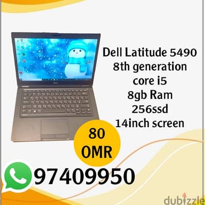 DELL CORE I5 8GB RAM 256GB SSD 14 INCH SCREEN