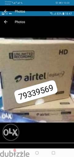 Airtel HD receiver new Set Top Box Latest model 
With 6mo