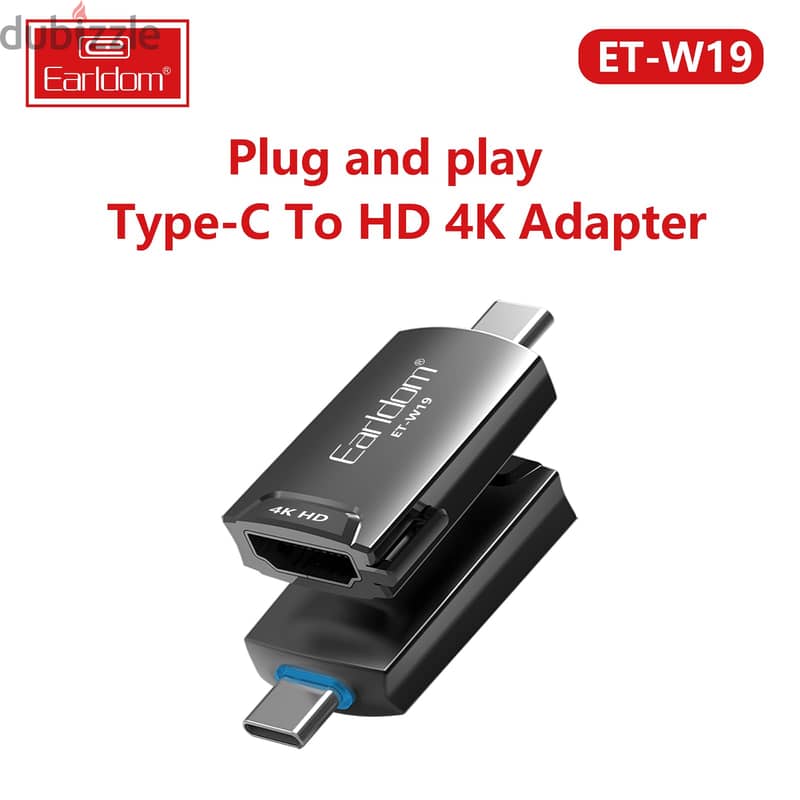 Earldom type c to hdmi 4k adapter (Brand-New) 1