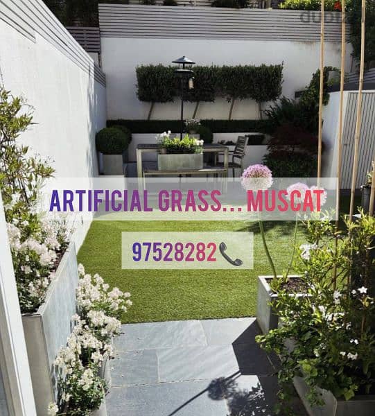 We have Artificial grass/Natural Soil/Stone/Pots/Fertilizer/ etc 2