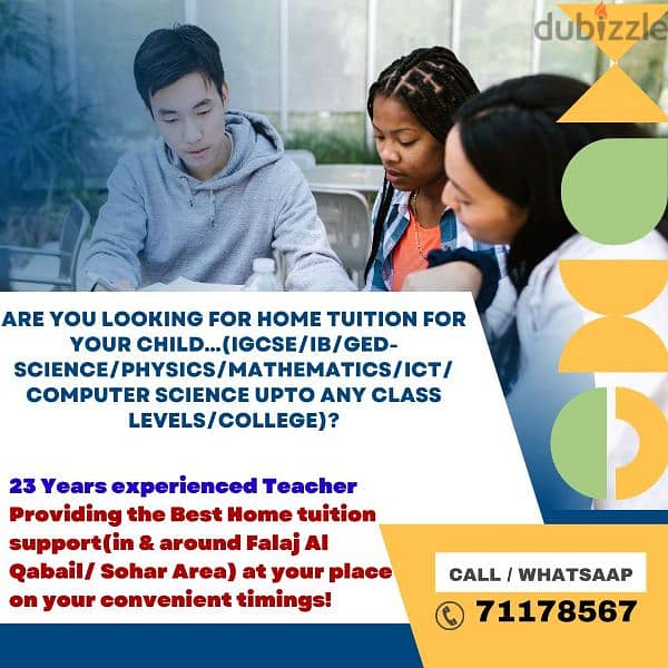 Home Tuitions 4 ALL[IGCSE/AS/A LEVEL/IB/BILINGUAL for All Grade: 4-12] 0