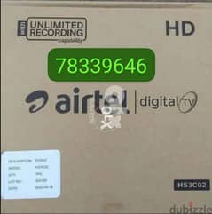 Airtel HD Setop box 6 month subscription all langu